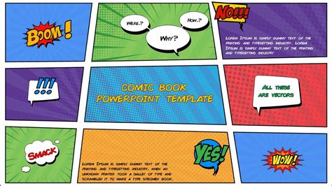 Comic Book Powerpoint template & Google Slides theme